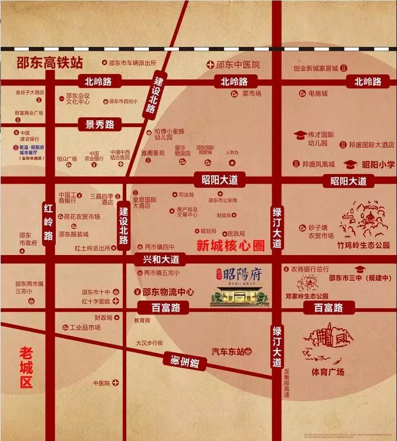 区位图 