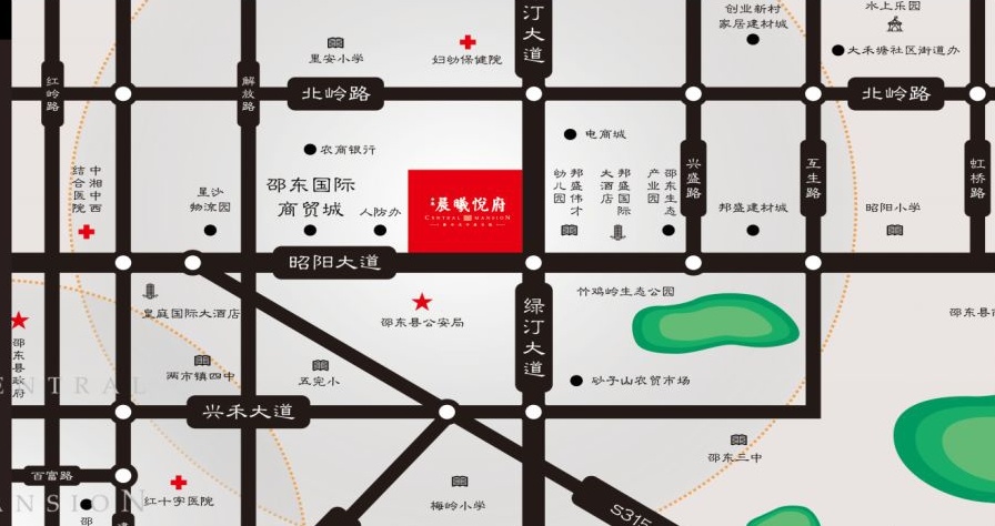 区位图 