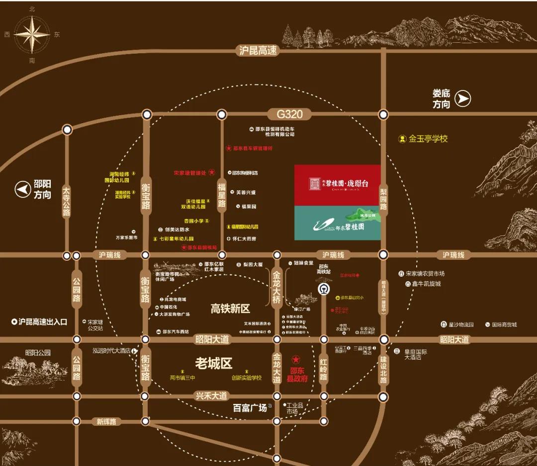 区位图 